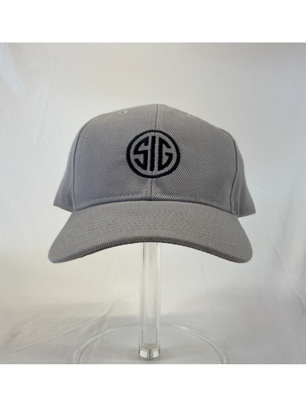 Sig Sauer Firearms Baseball Cap Snapback Hat Optics Gray Casual Outdoor Classic